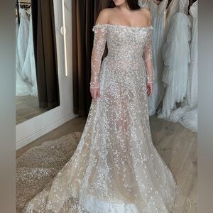 Milla Nova Coco Bridal Gown Nude Size 8